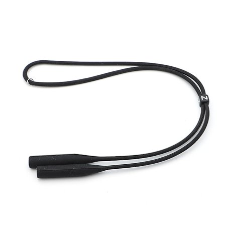 2 Pakker (sort) Silikon elastiske briller med holder, voksen