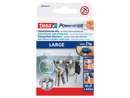 TESA Powerstrips 10/fp - Lyreco - Kontorsmaterial - Butiksmaterial - Upphängningsanordning