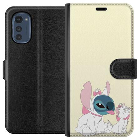 Motorola Moto E32s Lompakkokotelo Stitch Aristocats