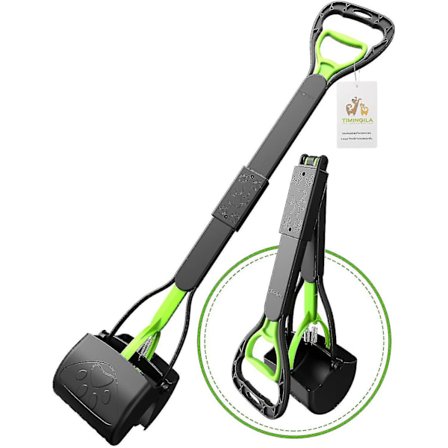 Långt handtag Bärbar Pet Pooper Scooper