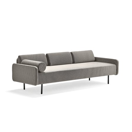 Sofa TRENDY, 3-Sitzer, Textilbezug taupe