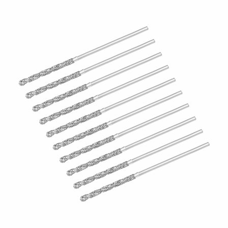 HSS Høyhastighetsstål 1mm Diamant Twist Bor for Glasshyller