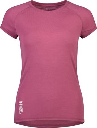 Mons Royale Women's Bella Merino Air-Con Tee Women short-sleeved sweaters Pink S