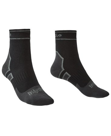 Bridgedale Storm Sock LW Ankle Black/Mid Grey