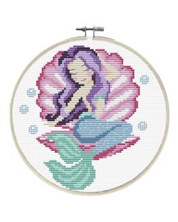 Kirjontapakkaus Taulu Merenneito-Needleart World