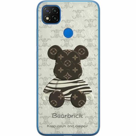 Xiaomi Redmi 9c Genomskinligt Skal Brown Bear