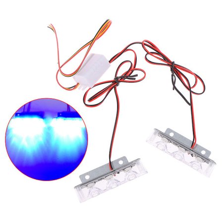 Polis LED-ljus Strobe Varningsljus Polislampor LED Strobe