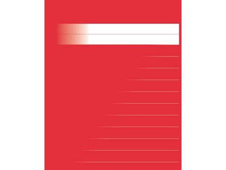 Skrivhäfte 17x21cm linj. 14,5mm röd - Lyreco - Skola och förskola - Förbrukning skola häften - Skrivhäften