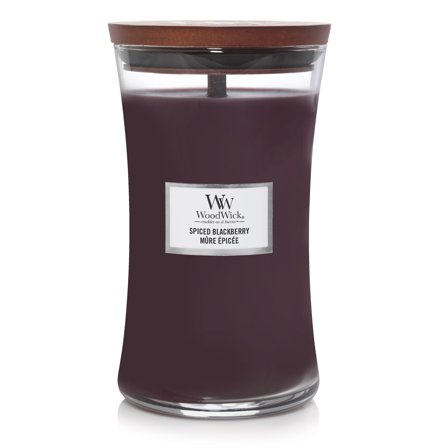 Woodwick Hourglass Candles Spiced Blackberry 609g - Candela Profumata