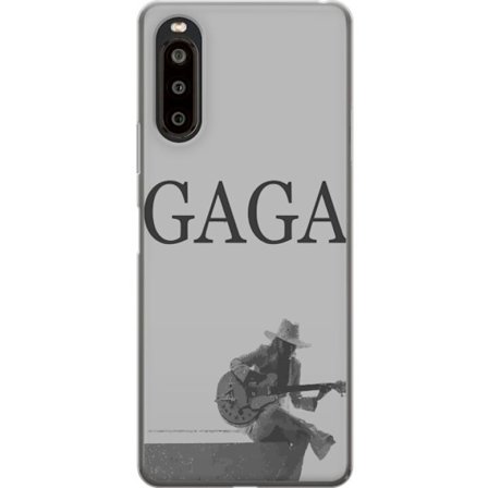 Kompatibel Mobilcover til Sony Xperia 10 II Stitch omgivet af blåbær med sød kawaii-stil teddybjørn