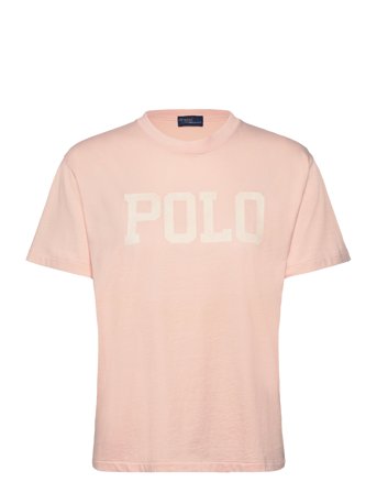 Polo Ralph Lauren Logo Cotton Jersey Crewneck Tee - Pink - S