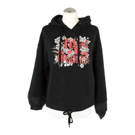 Moschino Pre-Owned, Pre-owned Cotton tops Zwart, Dames, Maat:M