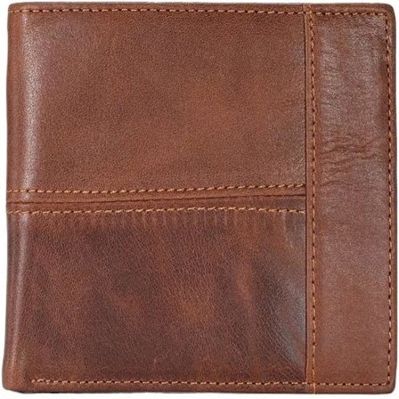 Lommebok Herre Lommebok i Ekte Lær Stor Brun Lommebok Lommebok Herre