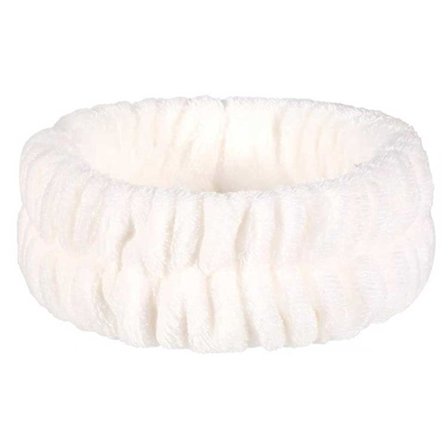Make Up Band Soft Hair Bands til Face Wash Facial Wire Pancake White