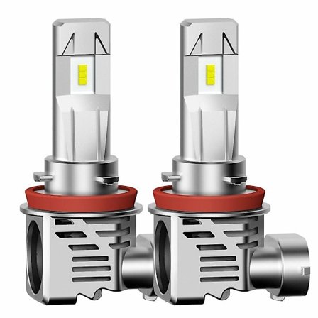 Hvidt-2 stk. H11 LED Forlygte Kit Nærlys Pære Super Lys 6500k HID Hvid 24000lm