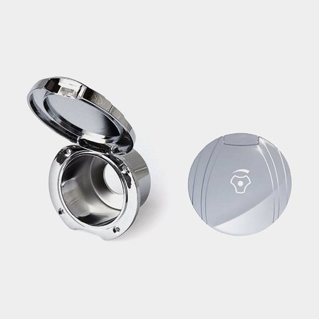 Holder til blandere, plast, kromfarvet