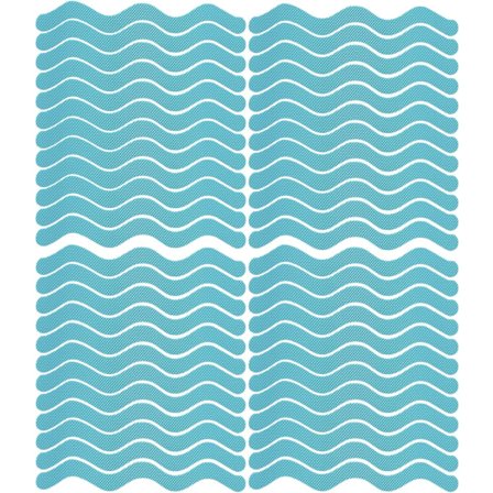 48 kpl liukuesteet kylpyammeeseen, kylpyhuoneen suihkulattiaan, 2 * 20 cm, S-muotoiset tarrat, liukuesteteippi kylpyhuoneeseen, keittiöön, 