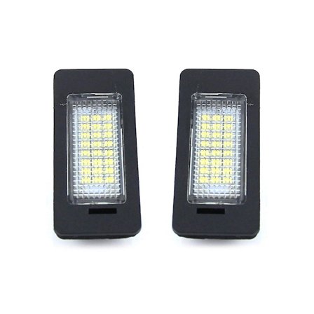 Nummerpladelys LED Bag Nummerpladelys Bag Bil Lys Til A4 S4 B8 A5 S5 Tt Q5 / 5d [DB]