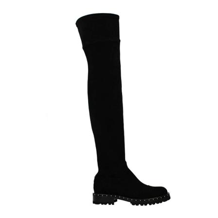 Ermanno Scervino, Boots Suede Czarny, Kobieta, Rozmiar: 37 EU