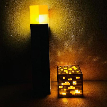 Pixels Brownstone lommelykt for montering på veggen eller håndholdt usb oppladbar 11 tommers led vegg lommelykt soverom stue Play xc