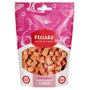 Ficcaro Rabbit & Chicken Cubes, 100g