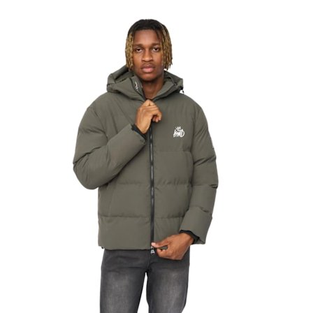 Kings Will Dream Nahjo Pufferjacka för män XL Oliv
