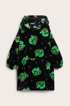 Kappahl | Fleecehettegenser Minecraft | Svart