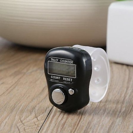 Mini 5-sifret LCD Elektronisk Digital Golf Fingerteller