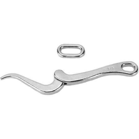 Rostfri bygel Snabbkopplingskrok 316 Rostfritt stål 4In krok 316 Rostfritt stål Poleradirust Båttillbehör