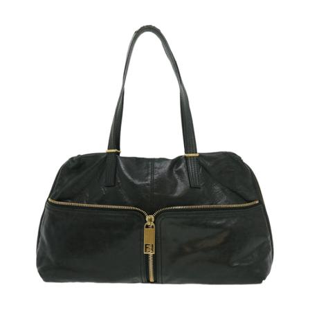 Fendi Vintage, Pre-owned Tote Bag Zwart, Dames, Maat:ONE Size,leer