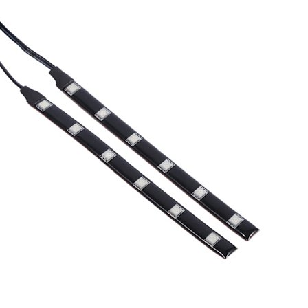 2x 6LED 5050 Smd Motorcykel LED Strip Blinklys Blinklys Blinklys Rav