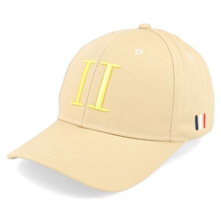 Les Deux - Beige adjustable Cappellino - Encore Org Baseball Dark Sand/Maize Yellow Adjustable @ Hatstore