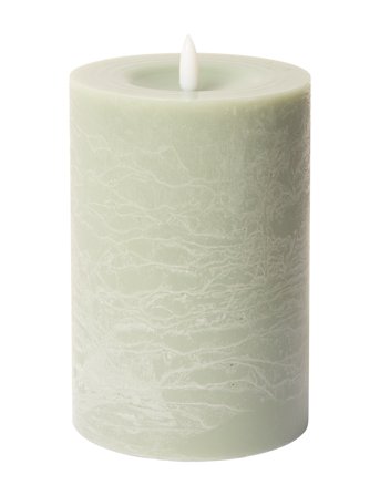 Rustic Finish Led Pillar Candle Home Decoration Candles Led Candles Green C'est Bon