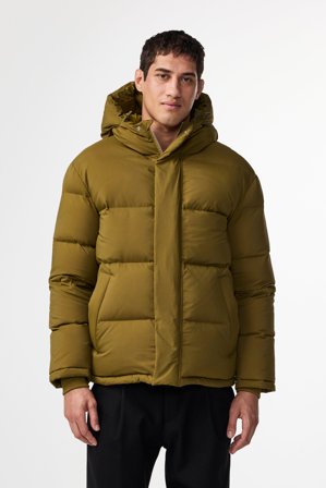 NN.07 Matthew Jakke Herre Grøn Polyamide Blend