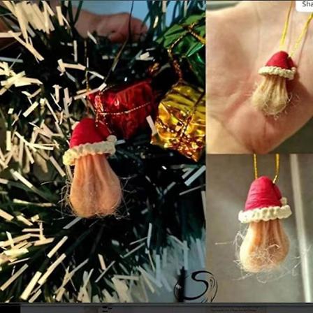 Joulupallojen riipus Luova joulukuusi roikkuvat koristeet sisustus [HK] Christmas Hat
