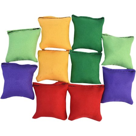 10 kpl 7*7CM Lasten ulkoilulelut Hiekkasäkki Lasten ulkoleikkipaikat Beanb