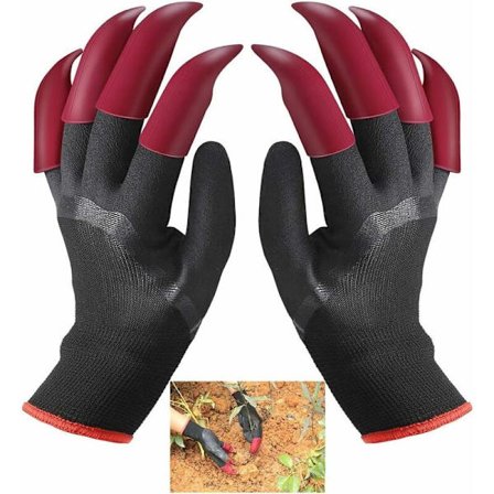 Havehandsker med kløer Vandtæt Havearbejde Grave Plantegård 8 Kløer Arbejdshandsker Bedste valg til haven