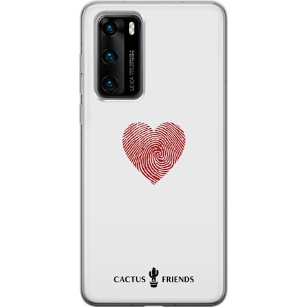Yhteensopiva Puhelinkuori Huawei Huawei P40 Cactus and Friends - Fingerprint Love