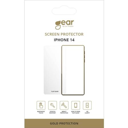Gear Iphone 14 Skärmskydd 2.5d Heltäckande Härdat Glas