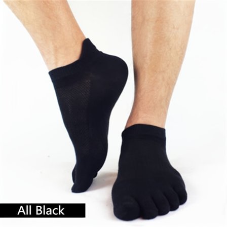Ankelsokker med fem tær, pustende komfort, sportssokker for løping og sykling [DB]