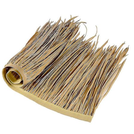 Simuleret stråtag Pe Brandhæmmende Kunstig Tagrørsdekoration Have Terrasseoverdækning