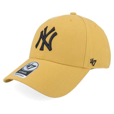 47 Brand - MLB Beige adjustable Keps - New York Yankees Mvp Wheat/Black Adjustable @ Hatstore