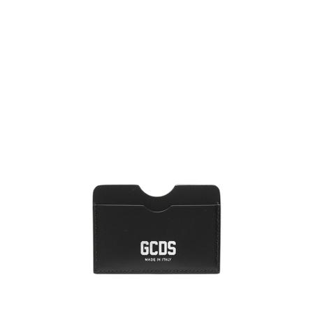 Gcds logo print cardholder , Zwart , Heren , Maat: ONE Size Portefeuilles