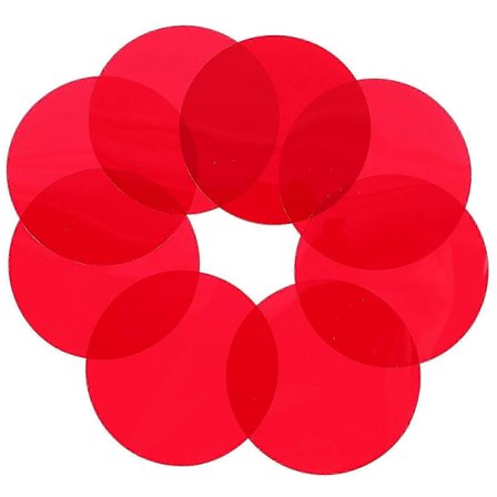 Fargerik Solnedgang Lys Atmosfære Film Spot Lampe Tilbehør PET 10 stk