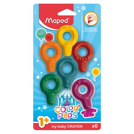 Maped Color'Peps Baby-Wachsmalstifte 6er-Set