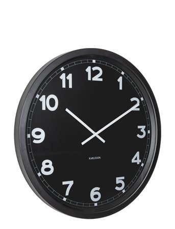 KARLSSON | Wall Clock New Classic Xl Black | Ø80X5.5CM