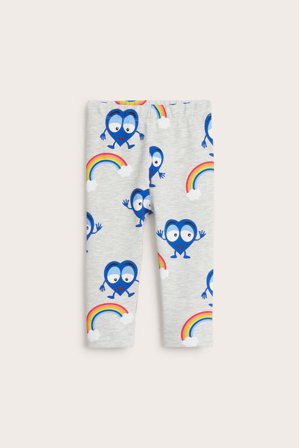 Kappahl | Värmande leggings Babblarna | Ljusgrå