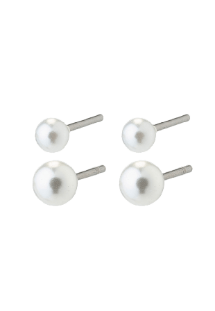 Pilgrim Damaris Earrings Smycken & klockor Dam Silver ONESIZE