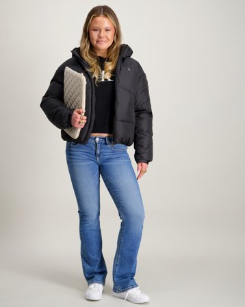 Calvin Klein CK SHORT PUFFER JACKET Schwarz Jacken Mädchen - Kids Brand Store