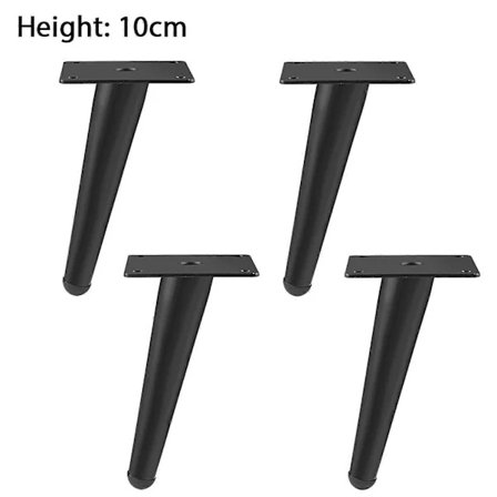 4 kpl Huonekalujalat Rauta Ruosteenestokäsitelty Kapenevat Huonekalujalat Sohvapöydälle